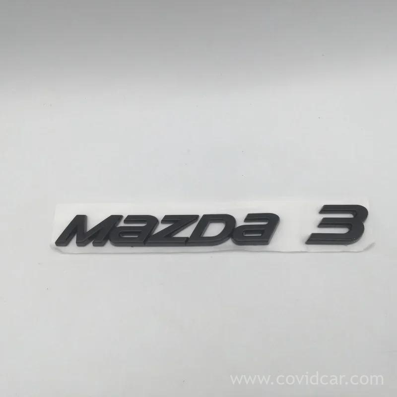 Logo chữ Mazda 3, Mazda 6 dán sau xe cao cấp 6 15321 f45282